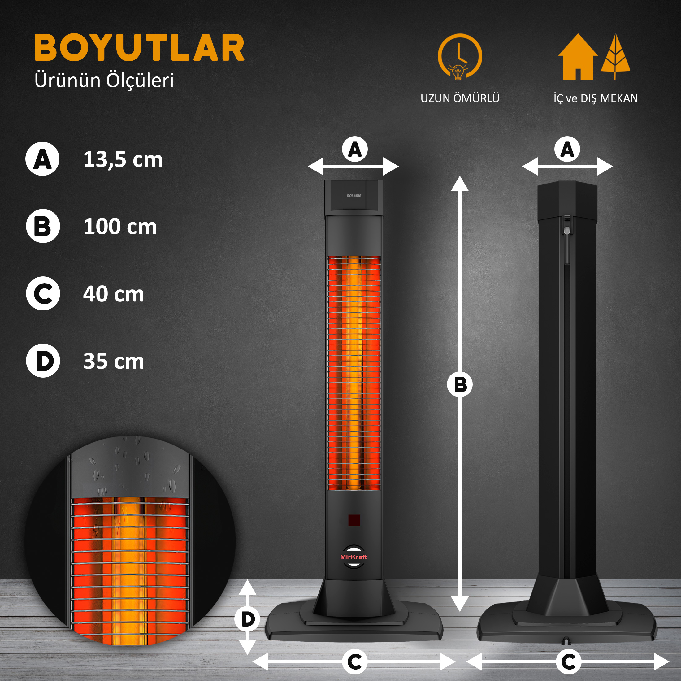 SOLARIS-2200 WATT-KARBON